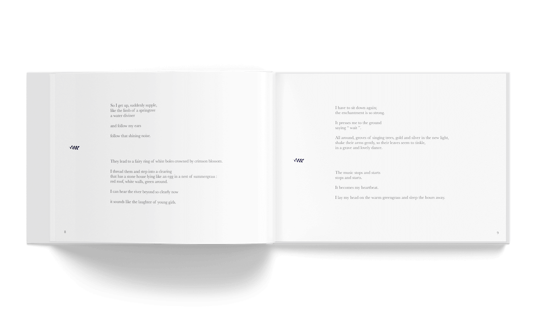 A view of a set of pages inside The Fisher Of Perch, designed by Design Foundry