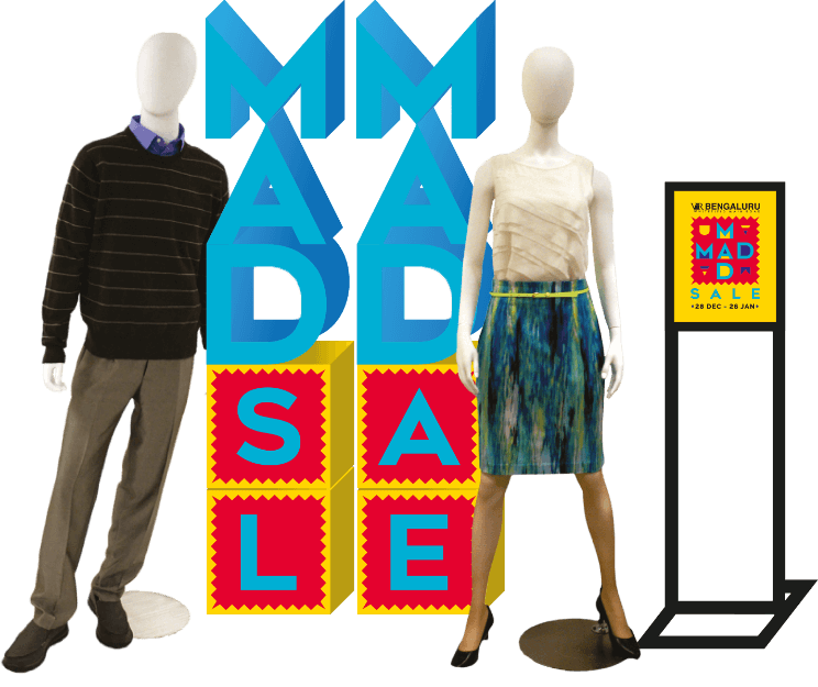 Mad Mad Sale mannequin display mockup, by Design Foundry.